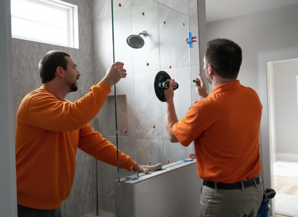Orange Shirt Shower Install